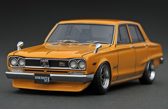 IG0635 1/43 Nissan Skyline 2000 GT-X (GC10) Brown | LINE UP