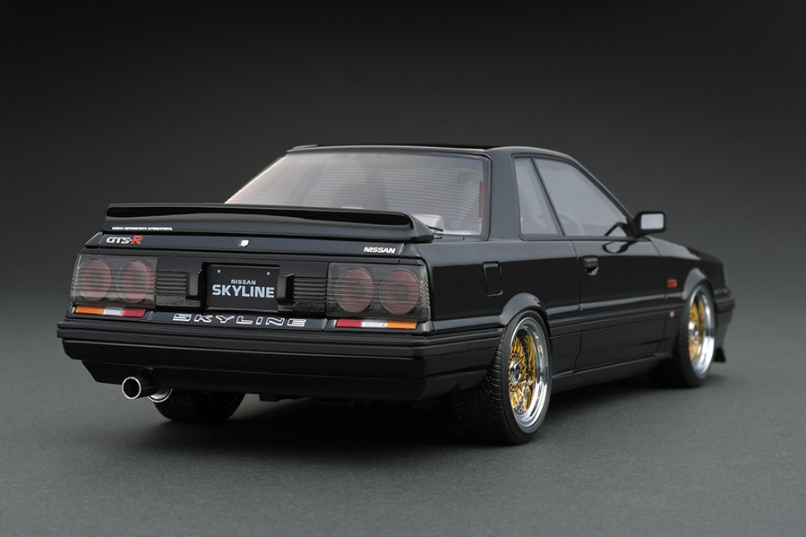 IG0997 1/18 Nissan Skyline GTS-R (R31) Black | LINE UP | [公式