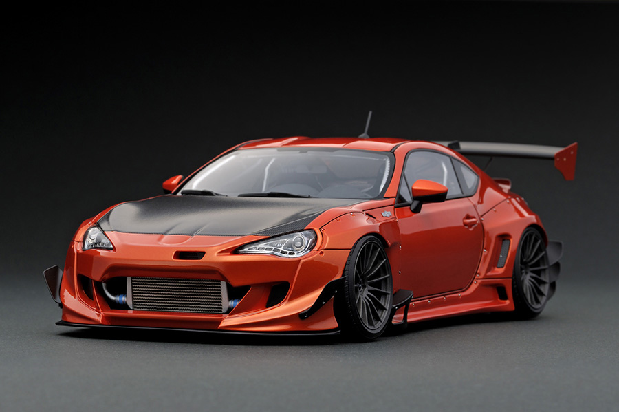 IG1697 1/18 PANDEM TOYOTA 86 V3 Orange With Mr. Miura | LINE UP