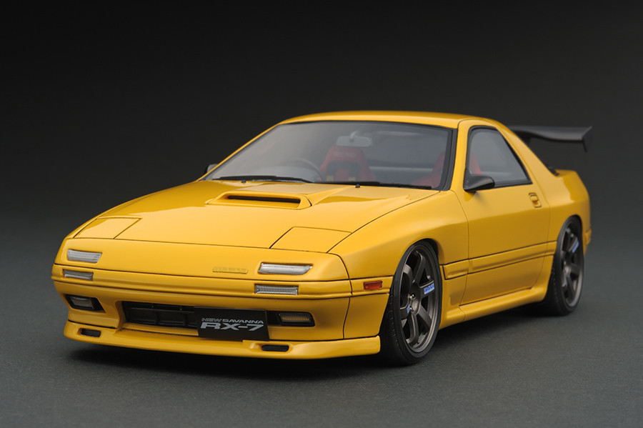 IG1027 1/18 Mazda Savanna RX-7 (FC3S) Yellow | LINE UP | [公式