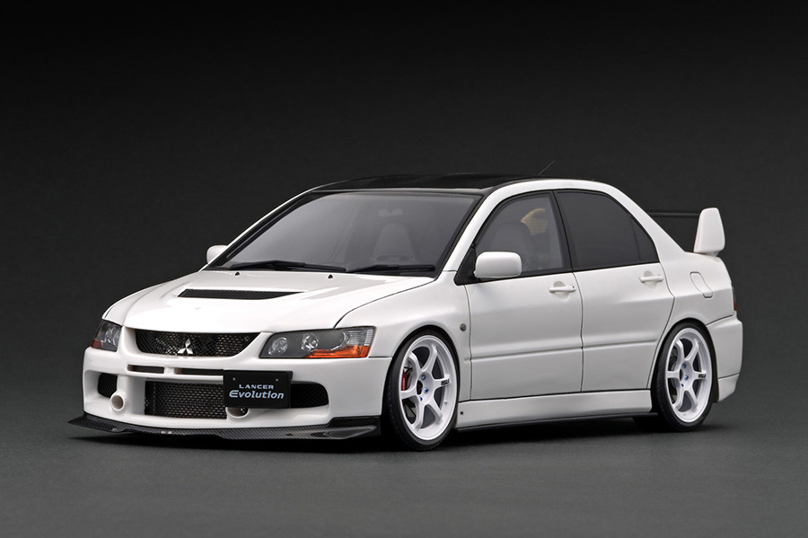 IG2377 1/18 Mitsubishi Lancer Evolution IX (CT9A) White | LINE UP