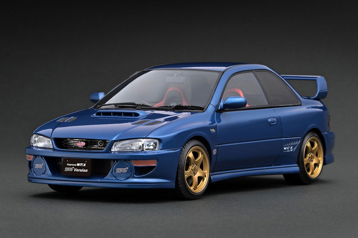 IG3540 1/18 SUBARU Impreza WRX Type R Sti Version V (GC8) Blue