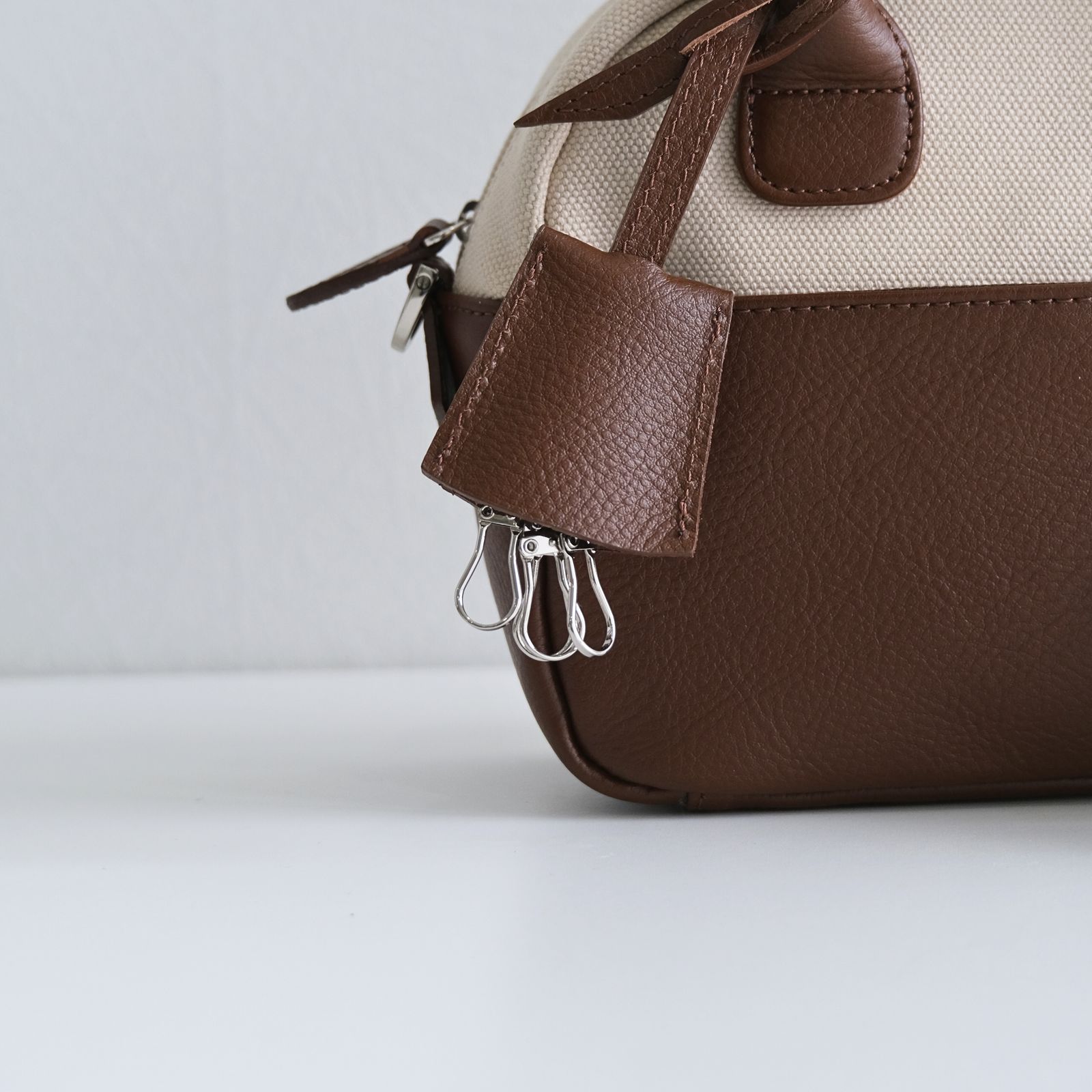 Rich I - S.DOME CANVAS & LEATHER BOSTON BAG SMALL / ボストンバッグ