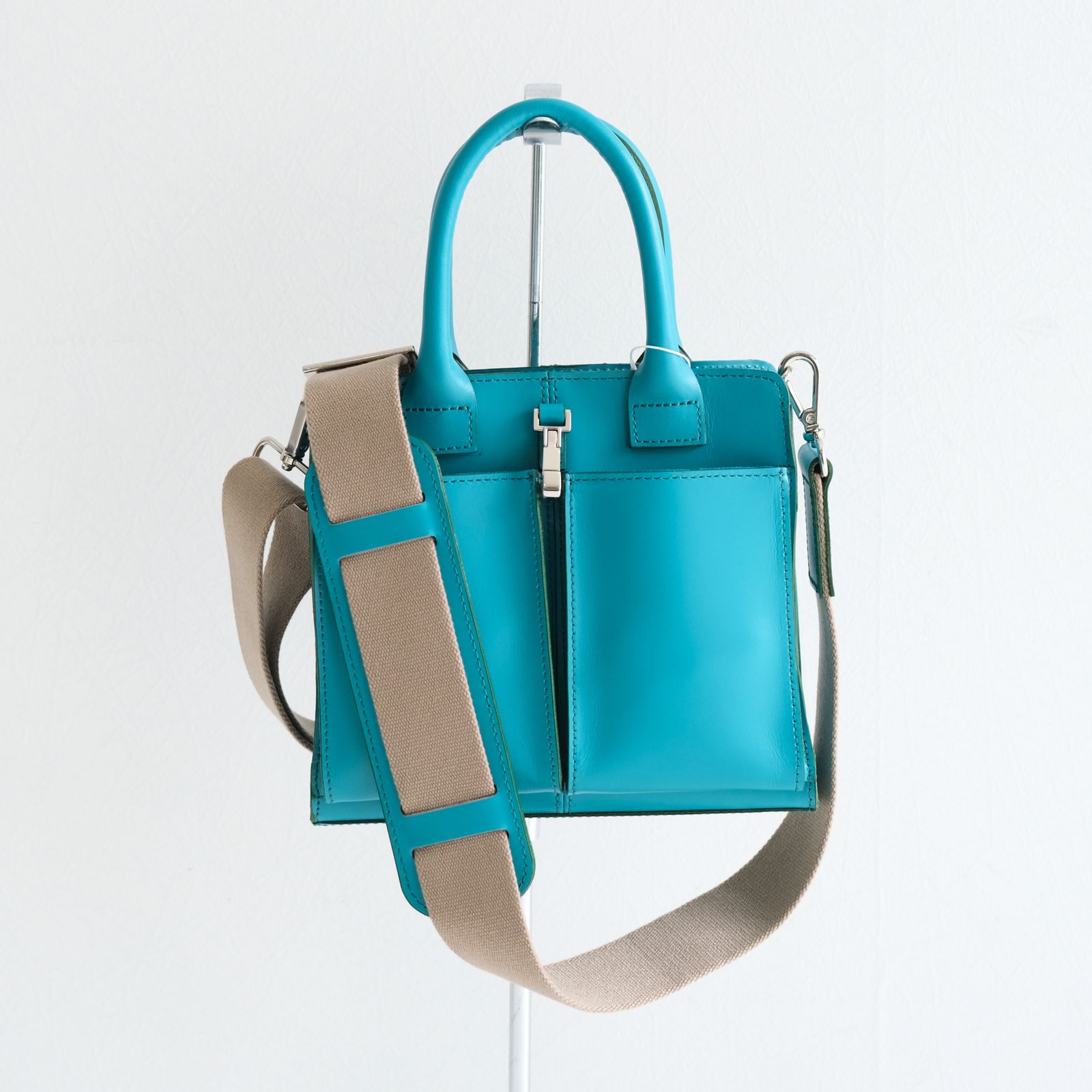 Rich I - P.RECTANGLE LEATHER HELMET BAG PLAY / ヘルメットバッグ