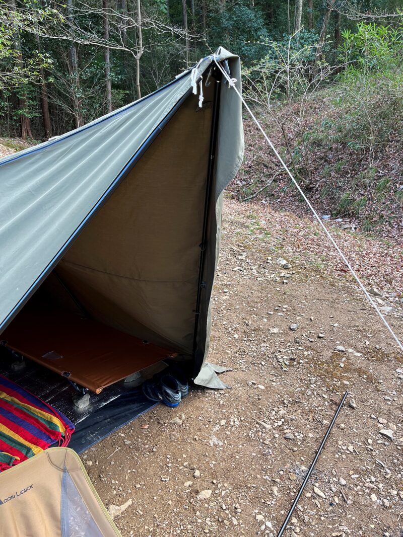 ソロティピー1 TC用 フロントフラップ二又ポール作った。寸法を公開