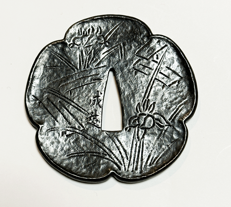成木一成 八橋図鐔Naruki Issei Tsuba design of Yatsuhashi | 日本刀