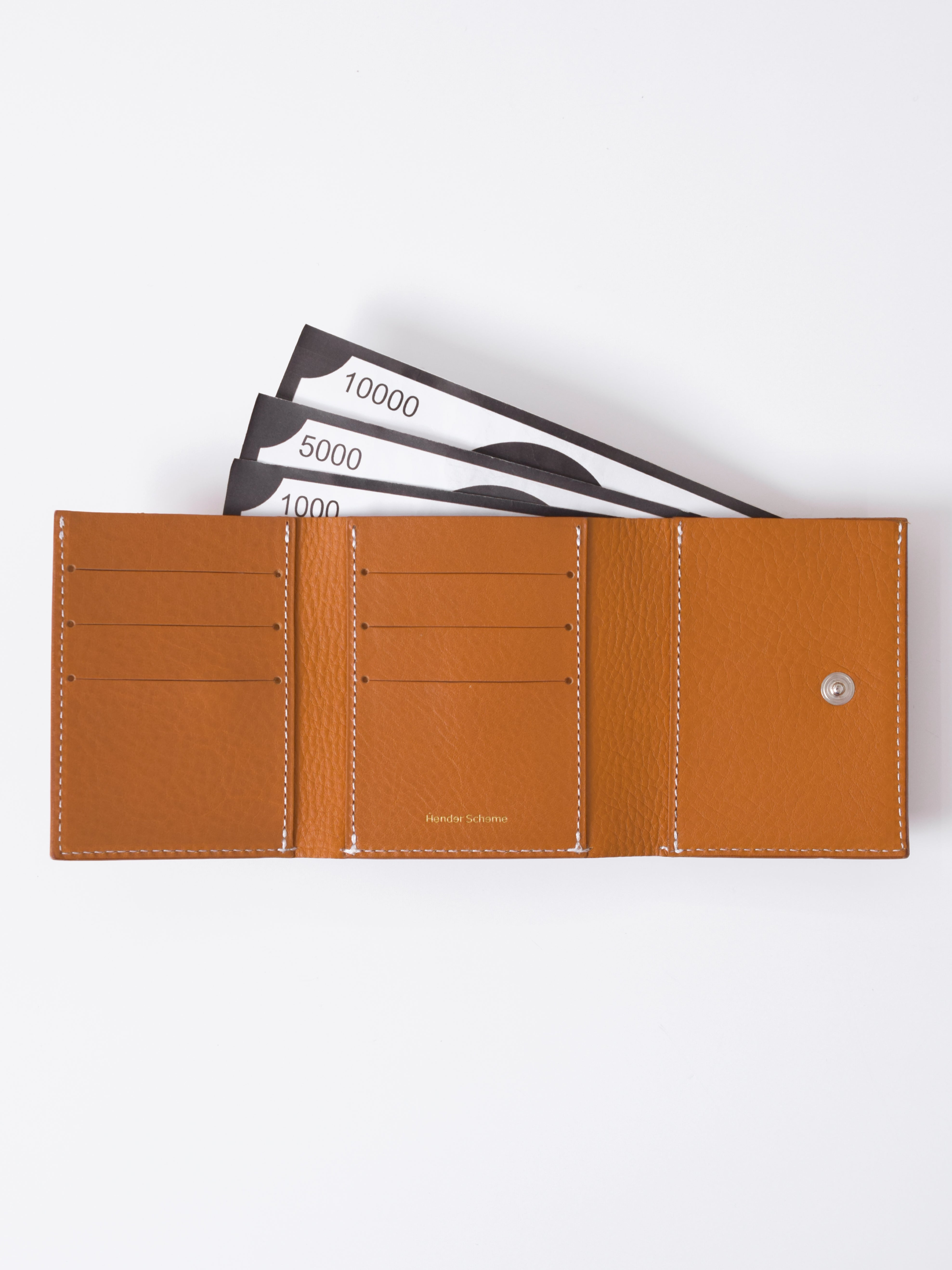 Hender Scheme / trifold wallet (NATURAL)