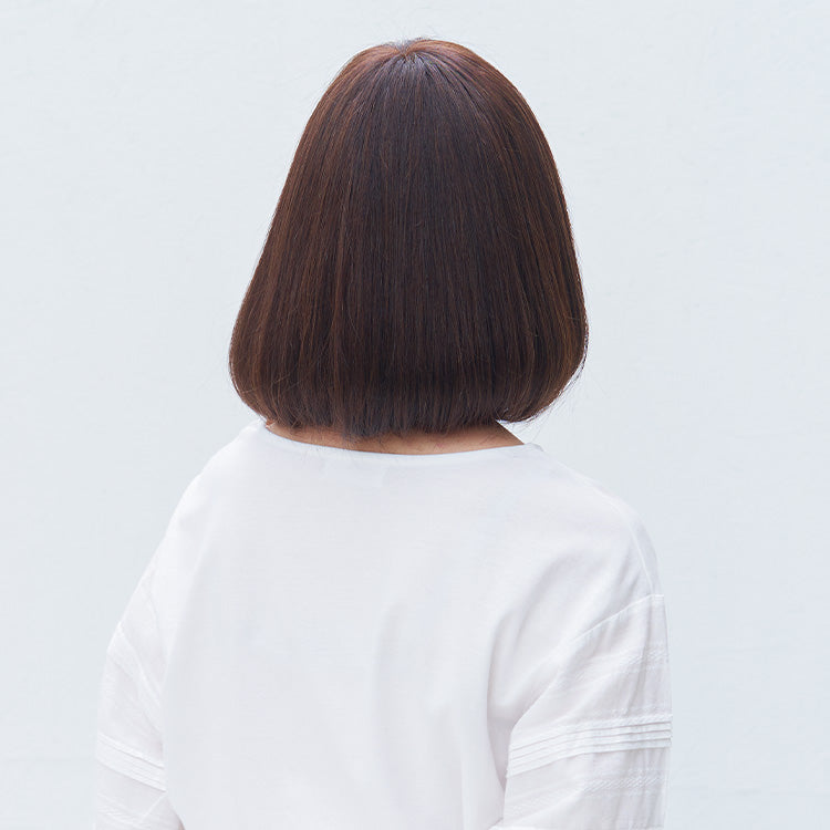 天使のボブ人毛100% フルウィッグ ミディアム｜リネアストリア