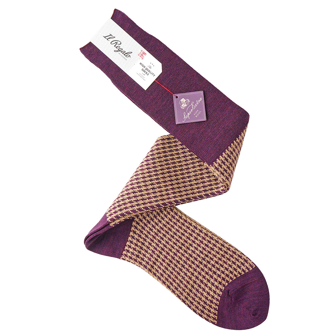 未使用・タグ付】IL REGALO ソックス25-26cm 2足組 2点 未使用・タグ付