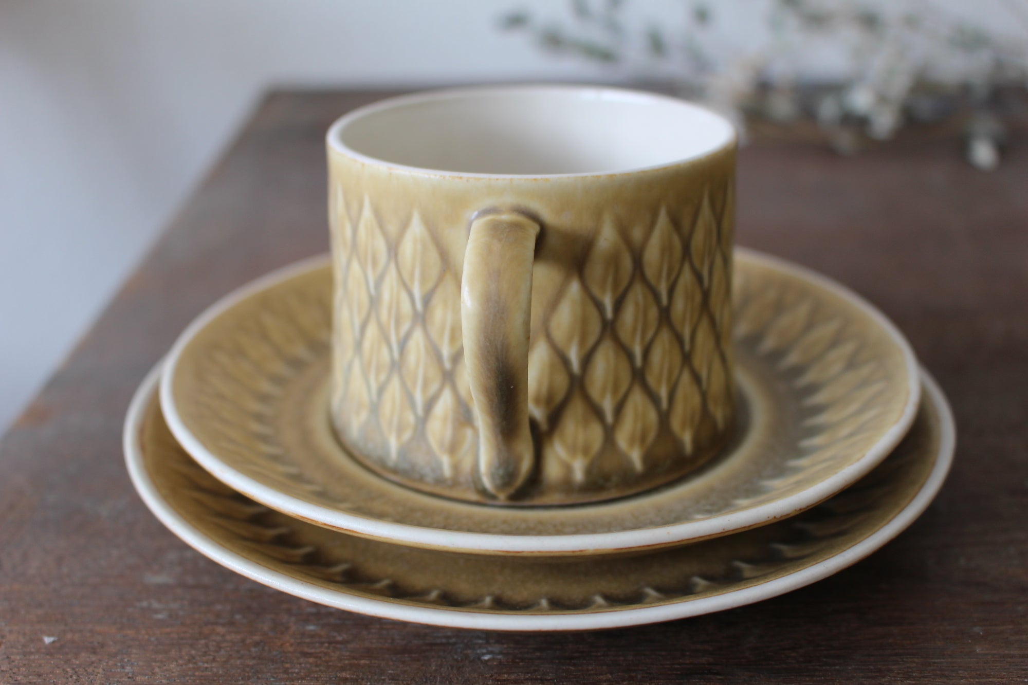 クイストゴー・レリーフ (Quistgaard Relief) トリオ/ティーカップ