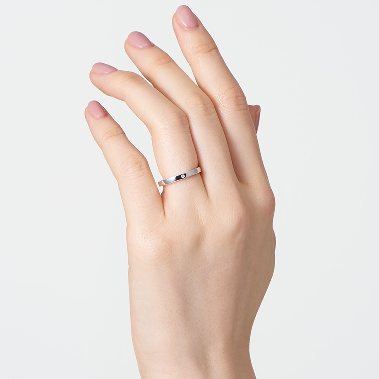 B012 ラボグロウンダイヤモンド/リング/0.008ct(プラチナ): SHINCA