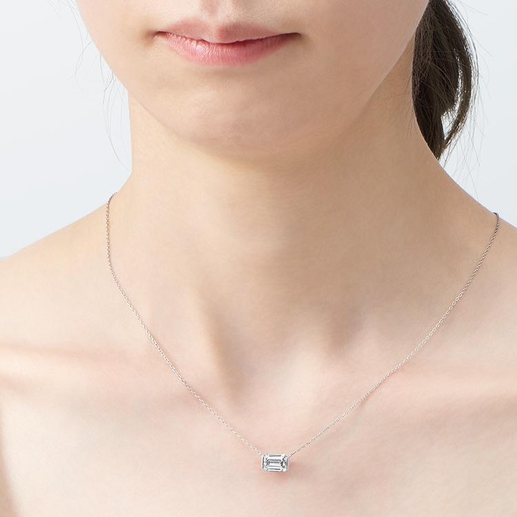 S002 ラボグロウンダイヤモンド/ネックレス/1.00ct(プラチナ): SHINCA