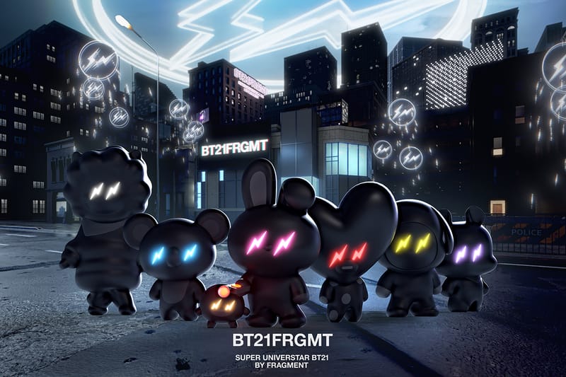 藤原ヒロシのフラグメントxBT21 コラボがハイプドロップで発売