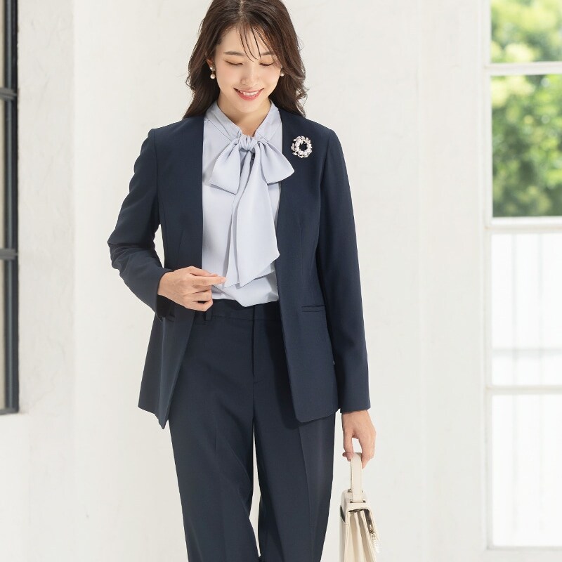 洗える / UVカット / ストレッチ】 スーツ レディース セットアップ 5