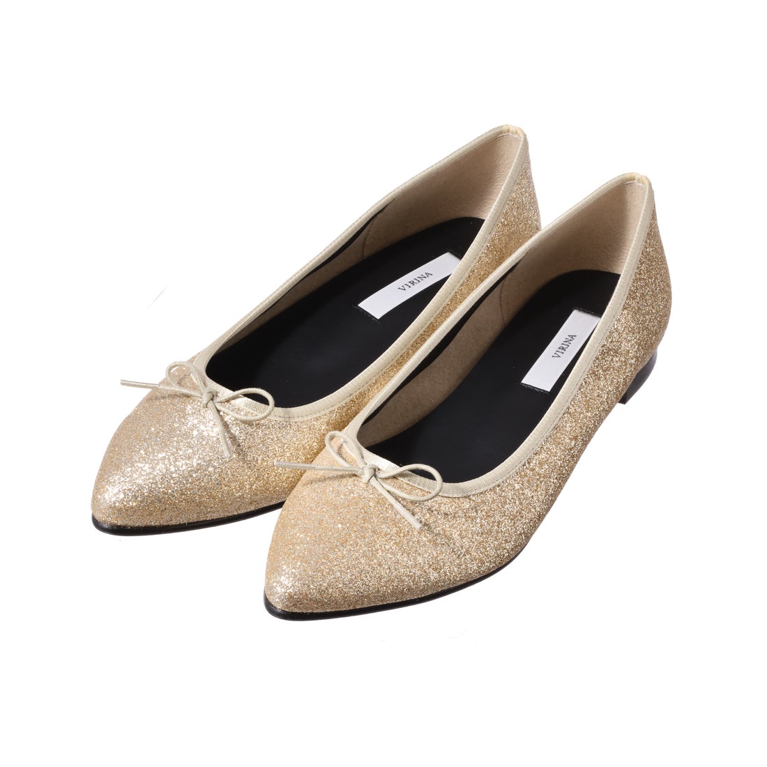 晴雨兼用ポインテッドバレエシューズ(グリッター) | ヴィリーナ(VIRINA