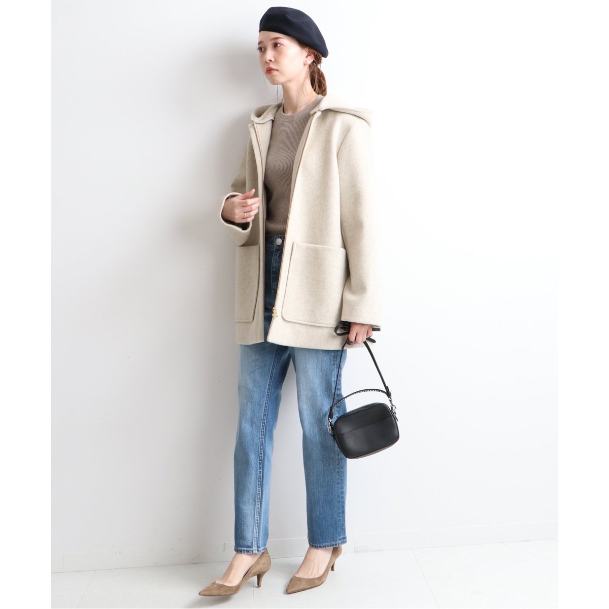 二重織りシャルムハーフコート◇ | イエナ(IENA) | マルイウェブチャネル