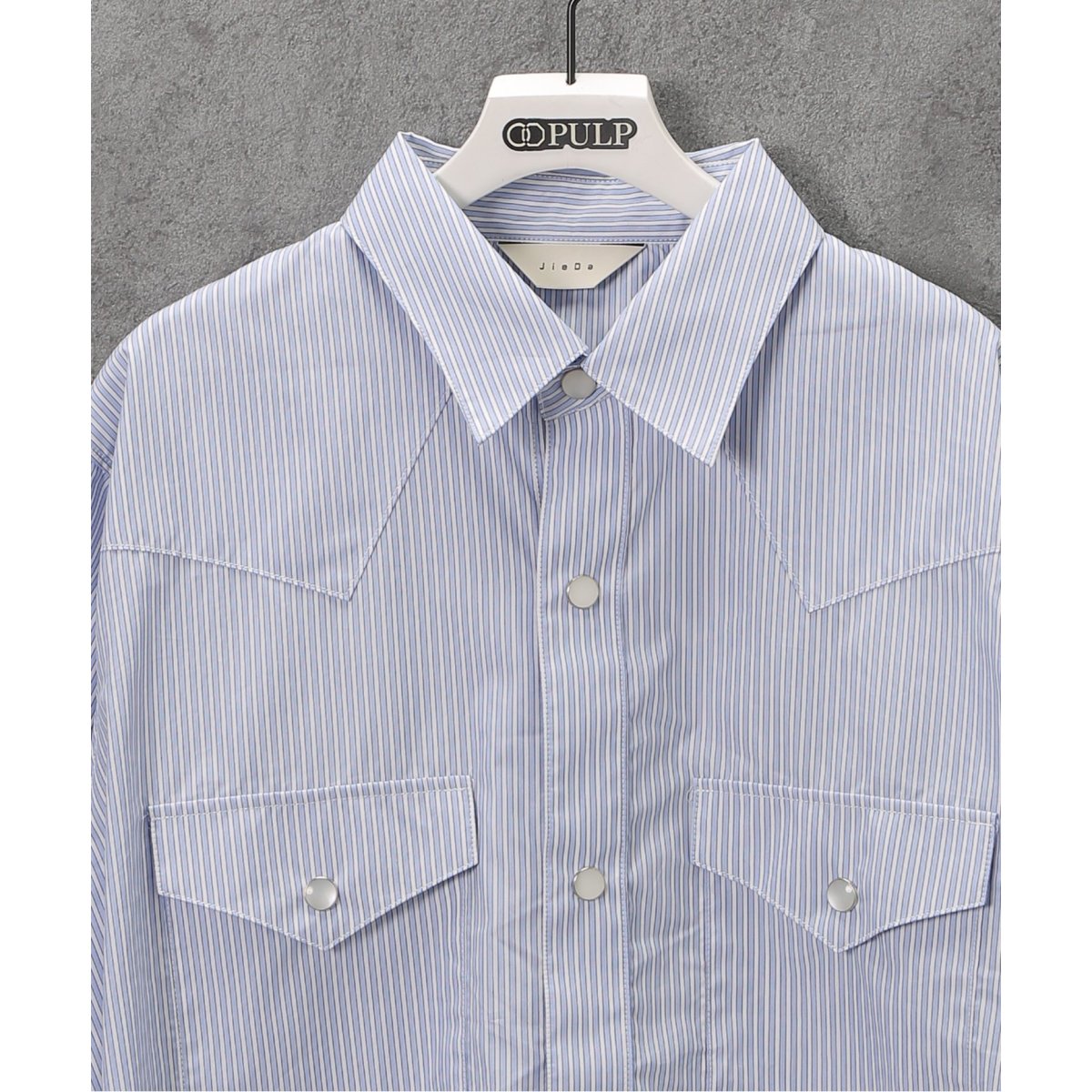 JIEDA / ジエダ】STRIPE OVERSIZED WESTERN SHIRT | 417 エディフィス
