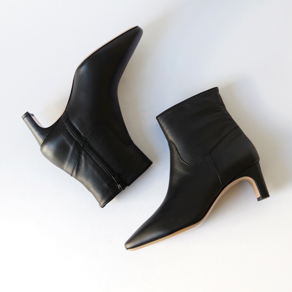 CORSO ROMA，9 (コルソローマ) / スクエアトゥ ショートブーツ 3532