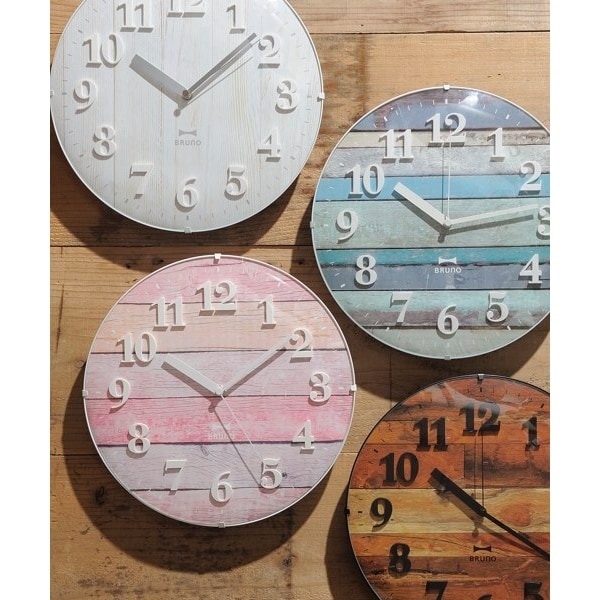 電波ビンテージウッドクロック | ブルーノ(BRUNO) | マルイウェブチャネル