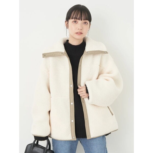 リバーシブルボアブルゾン | アースミュージック＆エコロジー(earth