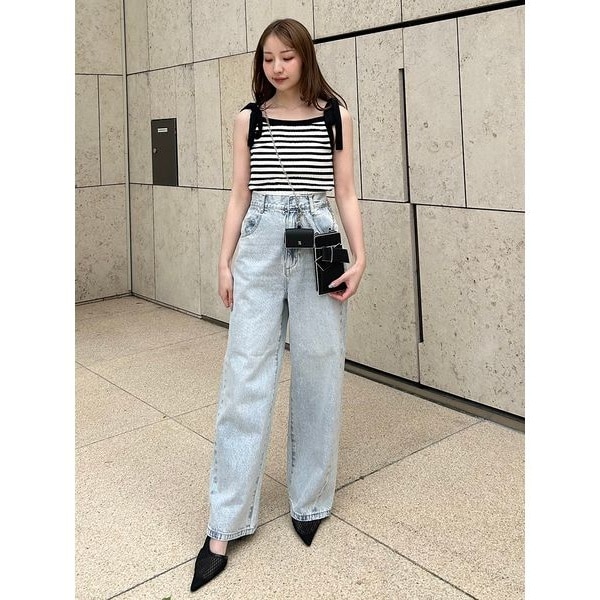 ハイウエストワイドデニムパンツ | フレイ アイディー(FRAY I.D