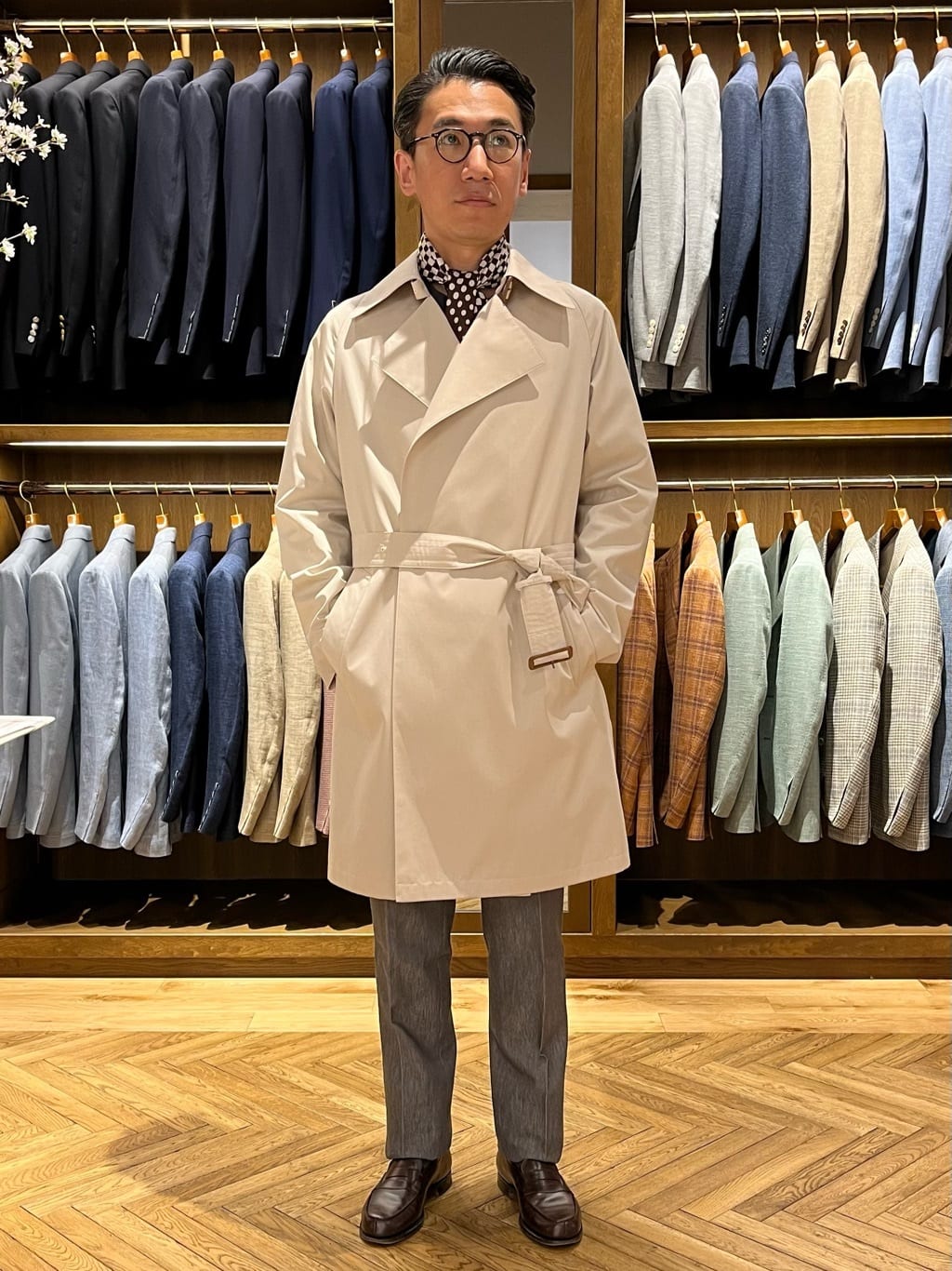 Paul Stuartスタッフのその他アウターを使ったメンズファッション