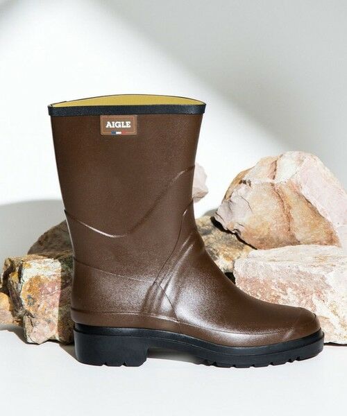 ビソン2 ラバー ミドルブーツ ローヒール （レインシューズ）｜AIGLE