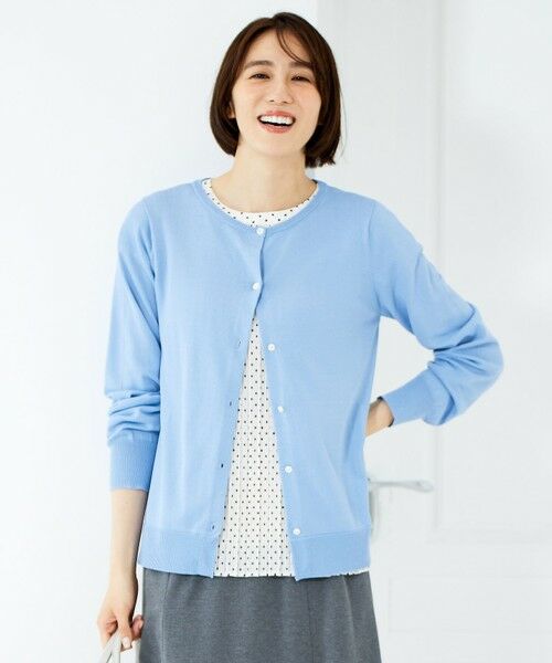 セール】 【WEB限定】ニットカーディガン×ブラウス セット （その他