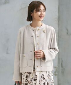 自由区 / ジユウク （レディース） ノーカラージャケット