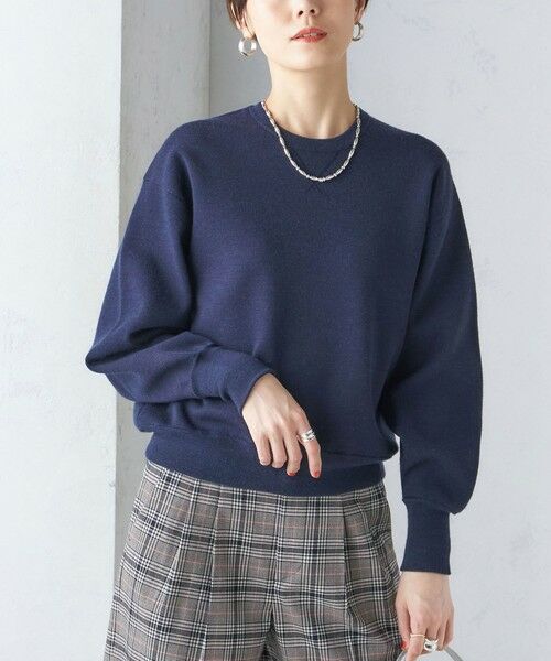 セール】 〈手洗い可能〉スムース ニット ガゼット プルオーバー