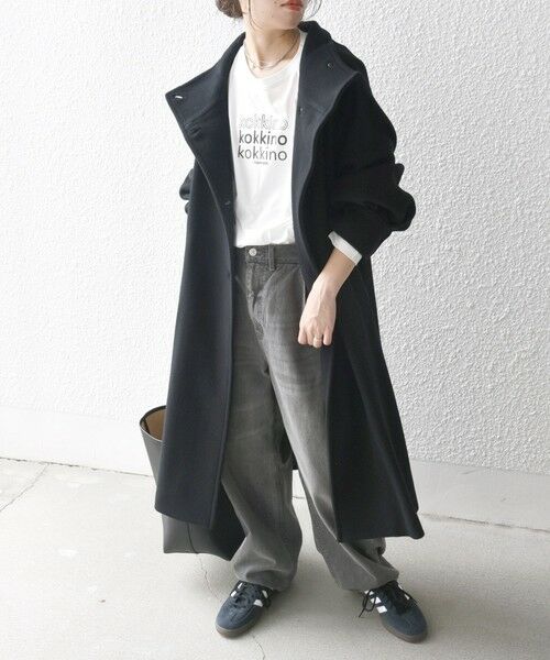 セール】 SHIPS any: ノンミュールジングウール スタンドネック ロング