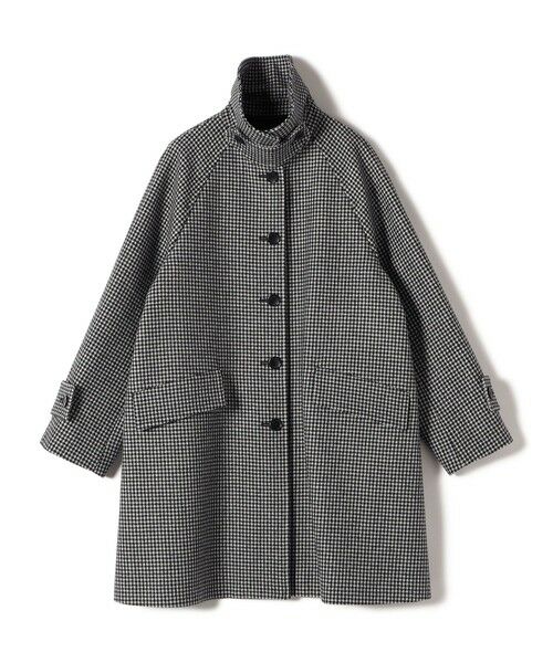 セール】 千鳥 / ソリッド ウール メルトン ステンカラー コート