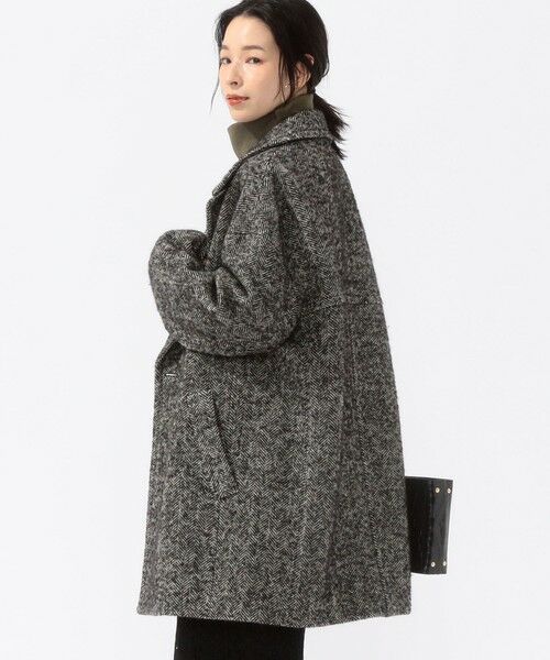 セール】 ダブルブレストツイードコート◇ （その他アウター）｜SHIPS