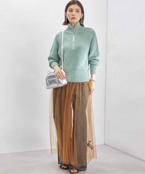 セール】 【SHIPS別注】BATONER:ハーフ ジップ ニット◇ （ニット