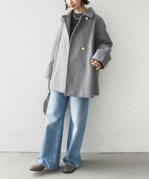 セール】 【WEB限定】〈手洗い可能〉ウール ライク ジャージー