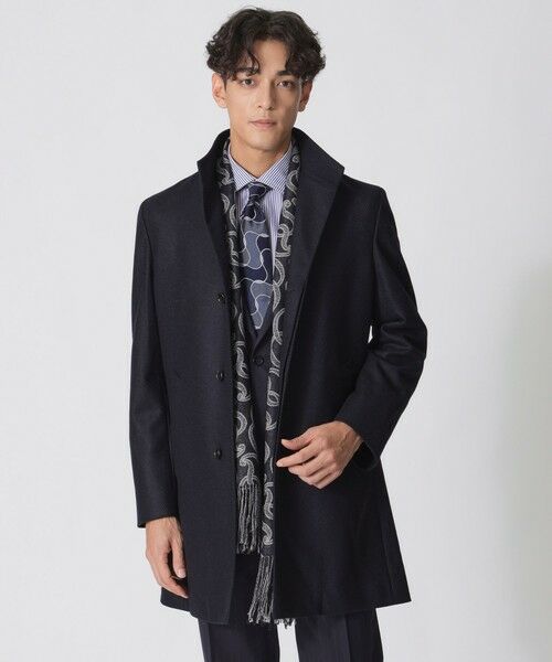 HOUSTON】カシミヤ混スタンドカラーコート （その他アウター）｜Paul