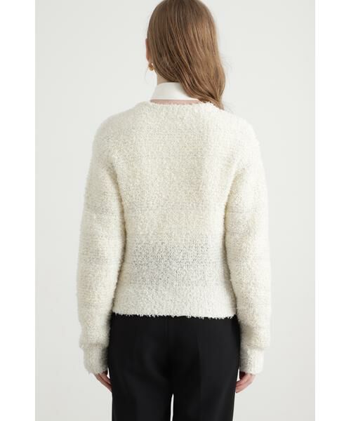 セール】 ◇フラッグモールボーダーカーディガン （カーディガン