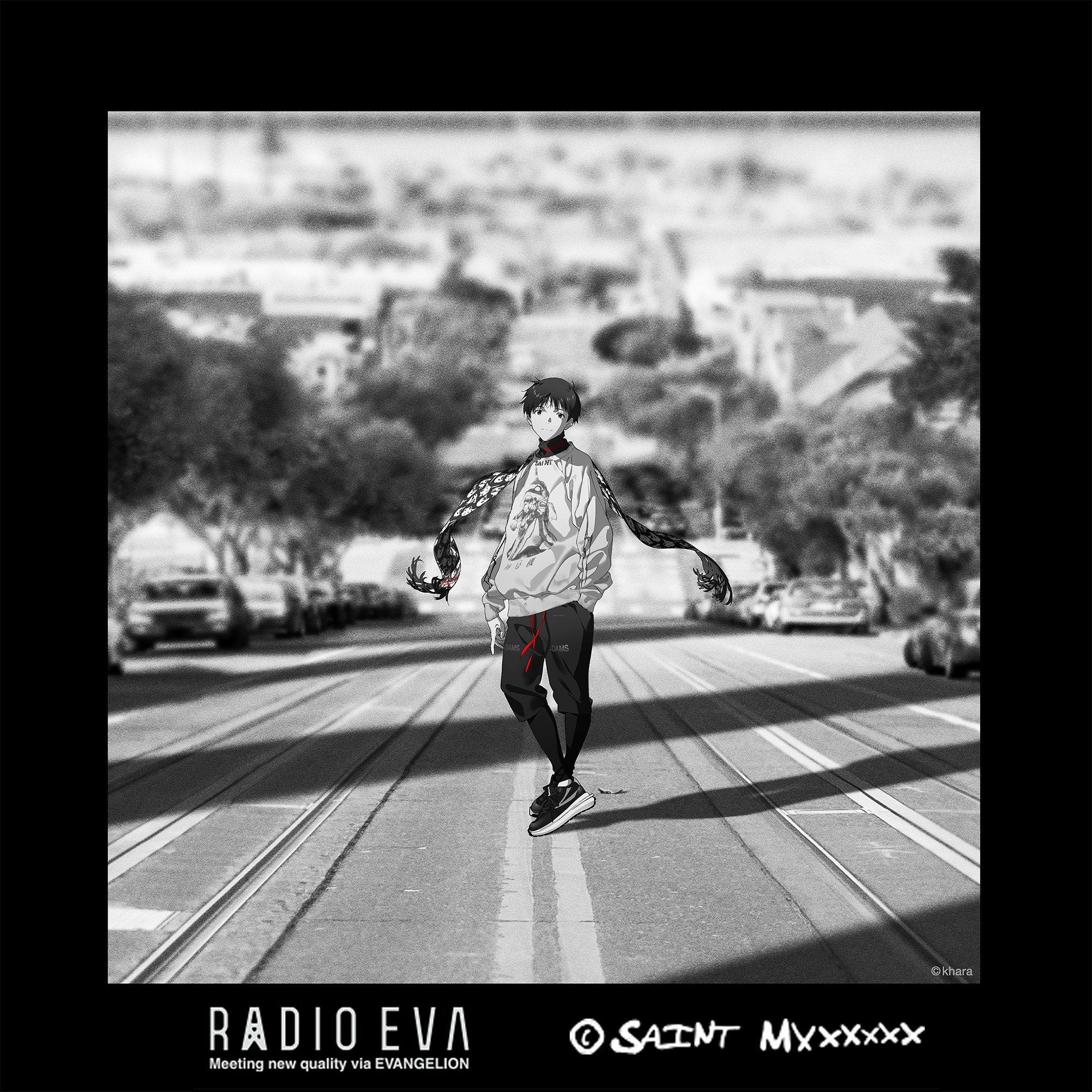 エヴァンゲリオン』×「セントマイケル」のヴィンテージ風スウェット 初