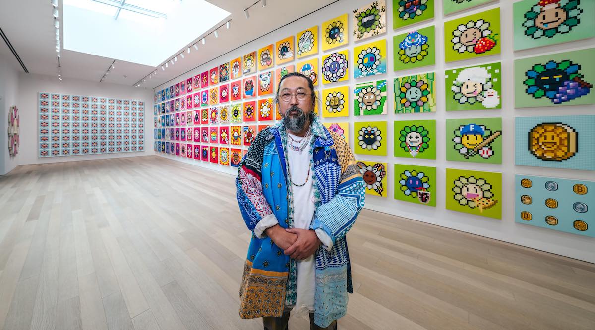 村上隆の「Murakami.Flowers」の新作版画の展示&予約即売会が