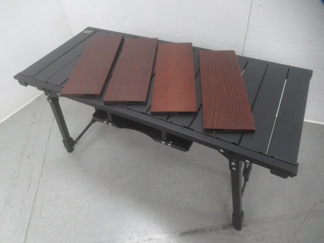 アルペン アルミユニットテーブル88 ウッド天板セット | アウトドア