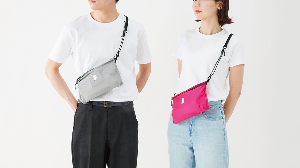 ファミリア】軽量「ナイロンバッグ＆ポーチ」は公園やアウトドアに