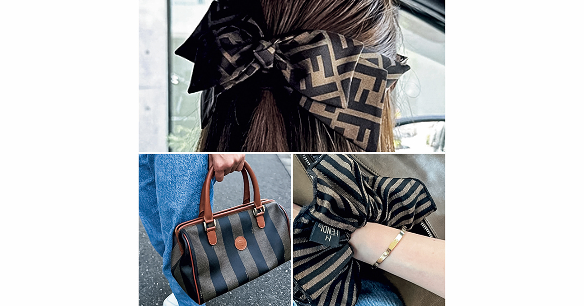 甘派ママたちがどハマり！【フェンディ】の懐かしいロゴ＆柄が