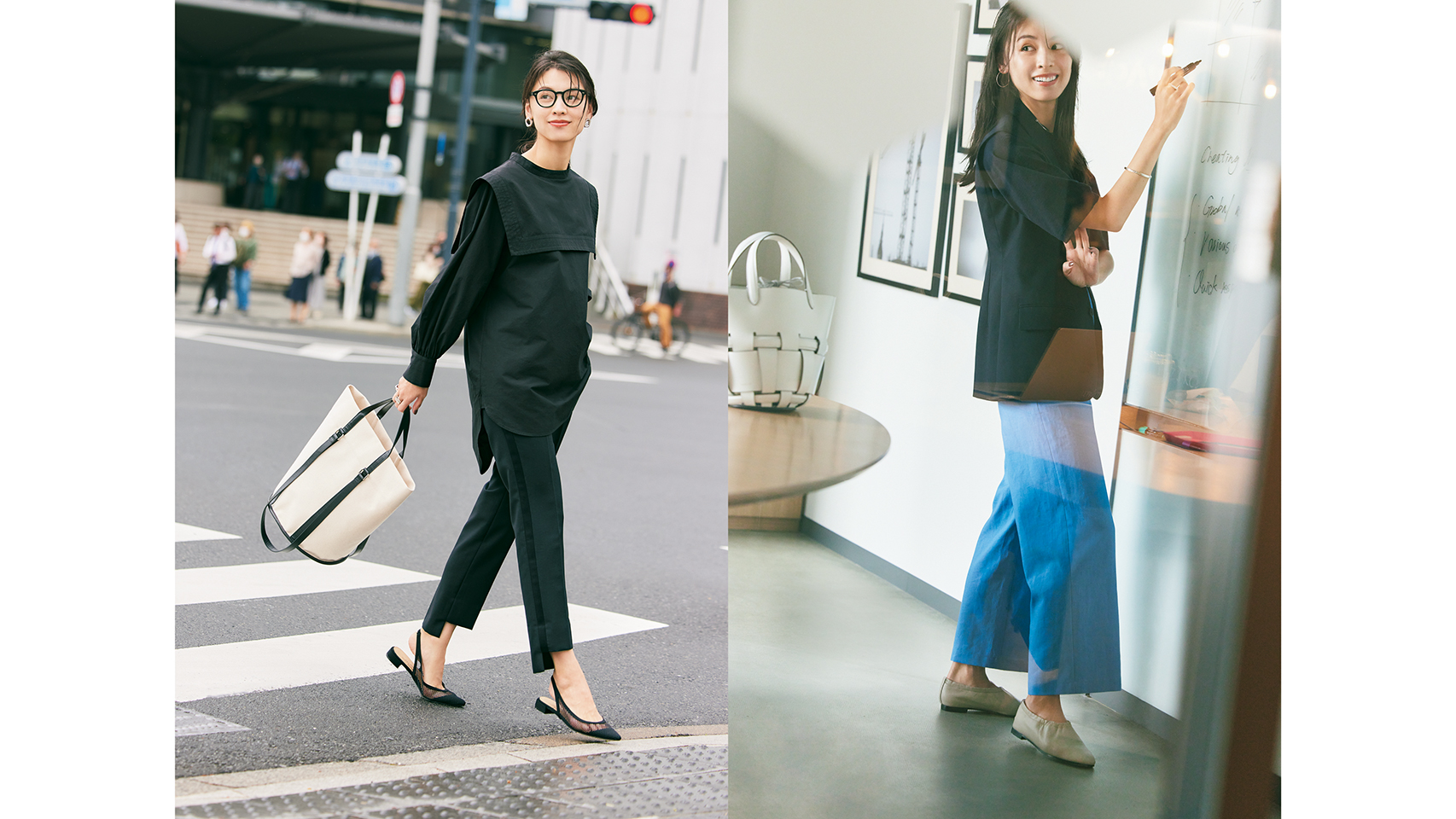 夏の通勤コーデ7選】きちんと感と涼しさを両立！最新オフィス