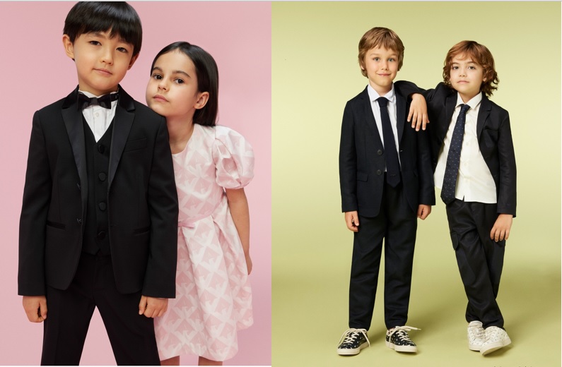 エンポリオ アルマーニの「卒入園」服でキッズフォーマルデビューの