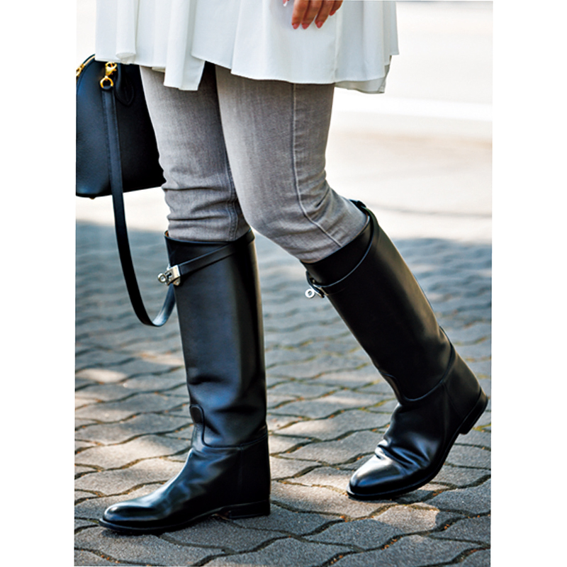 エルメスの一生ものブーツ】にオシャレな人が続々投資中！憧れの足元