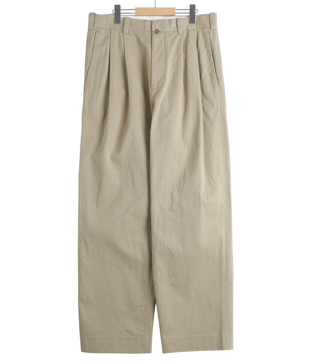 チノクロスパンツ ツータックストレート -11061601- | YAECA(ヤエカ