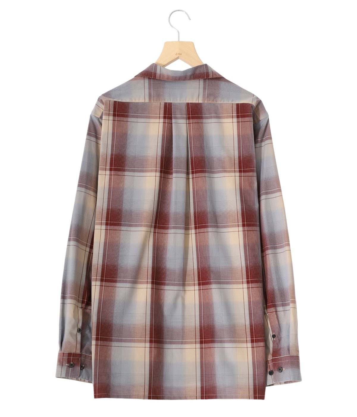 OMBRE PLAID OPEN COLLAR BLOUSE | SUGARHILL(シュガーヒル
