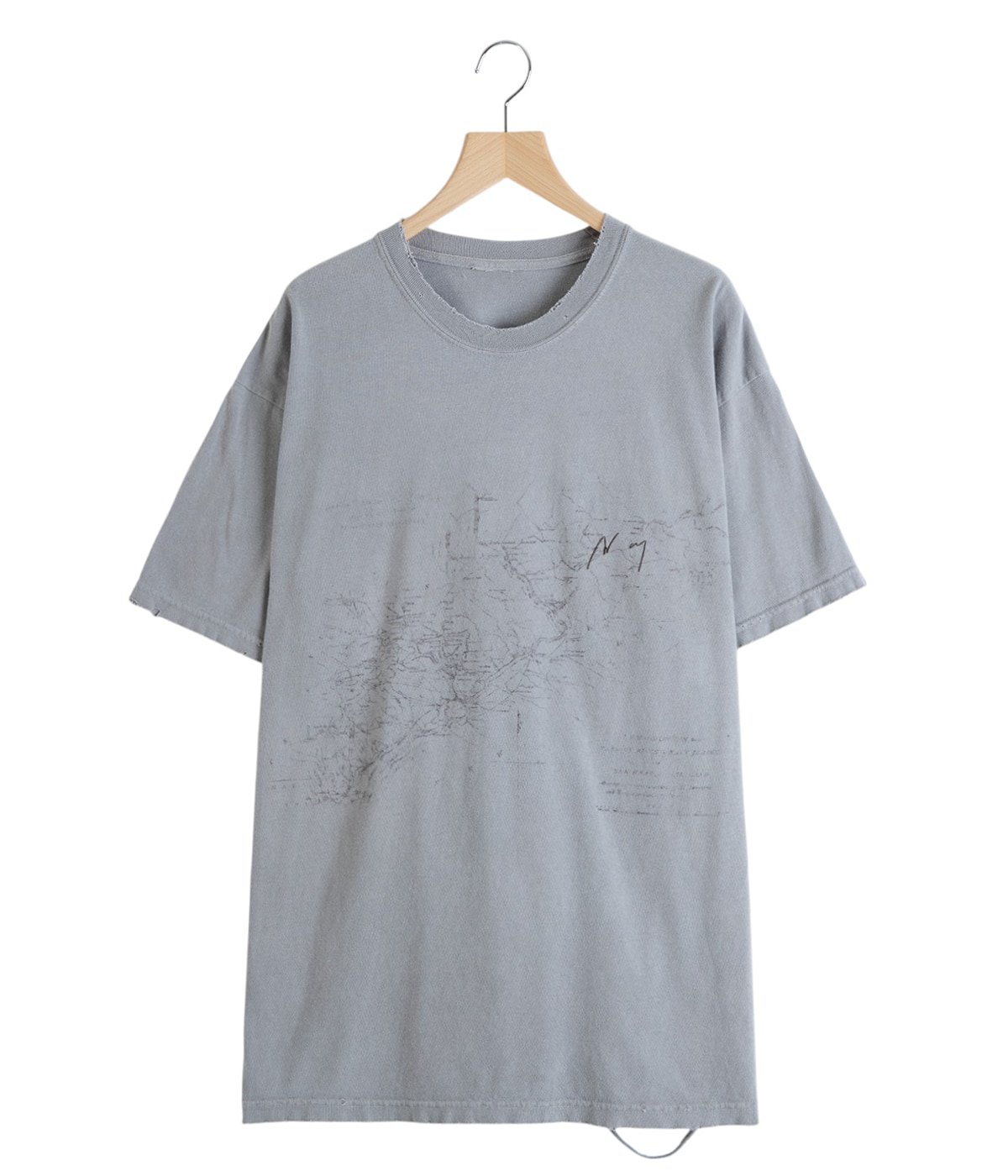 OLDMAP T-SHIRT | ANCELLM(アンセルム) / トップス カットソー半袖・T