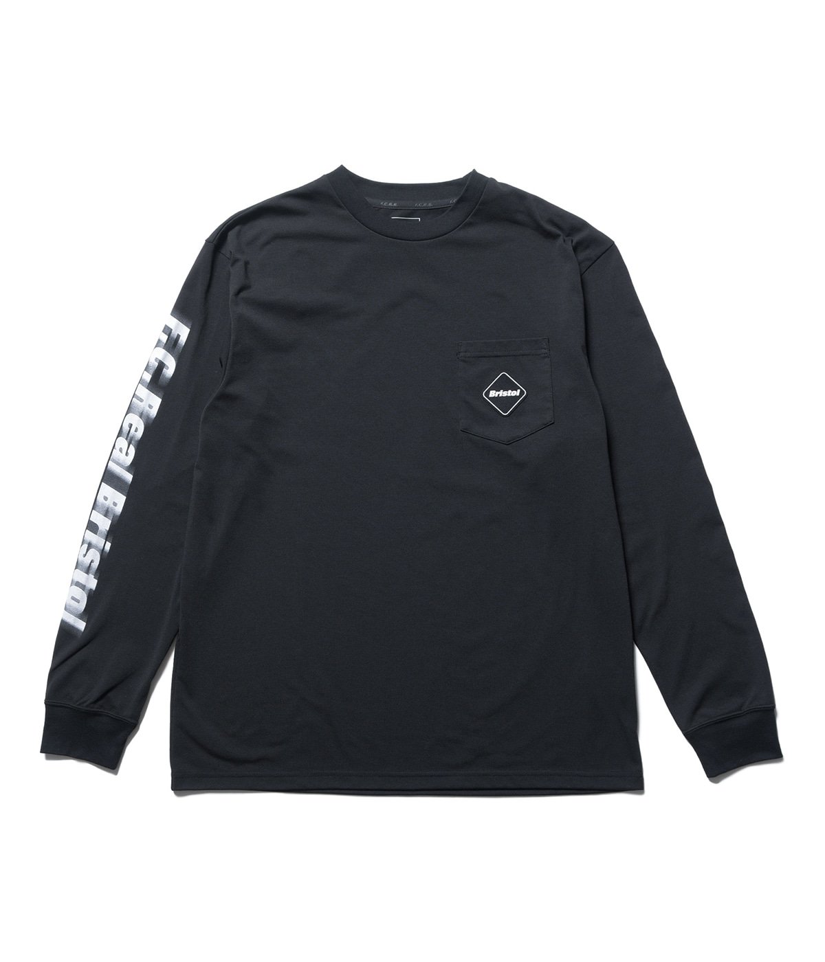 BLURRED LOGO L/S TEAM POCKET TEE | F.C.Real Bristol(エフシーレアル