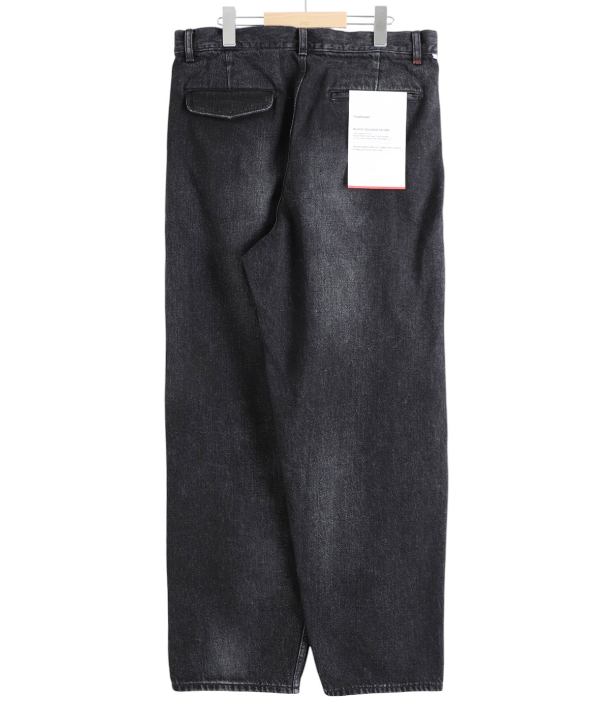 Selvage Denim Two Tuck Tapered Pants | Graphpaper(グラフペーパー